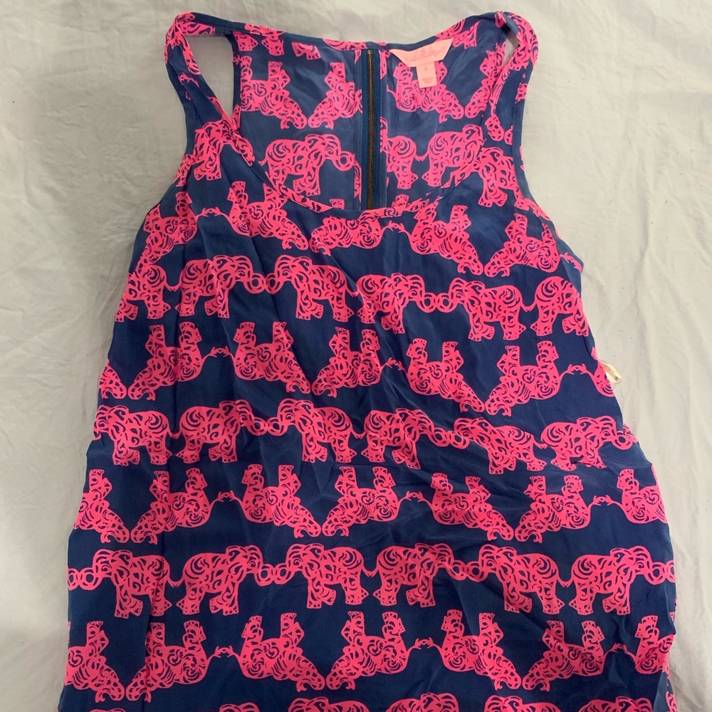 Lilly Pulitzer 100% Silk Top, Size Small